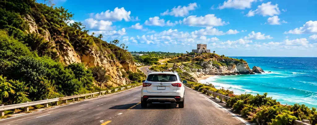Península de Yucatán en Auto - Carretera costera y ruinas mayas